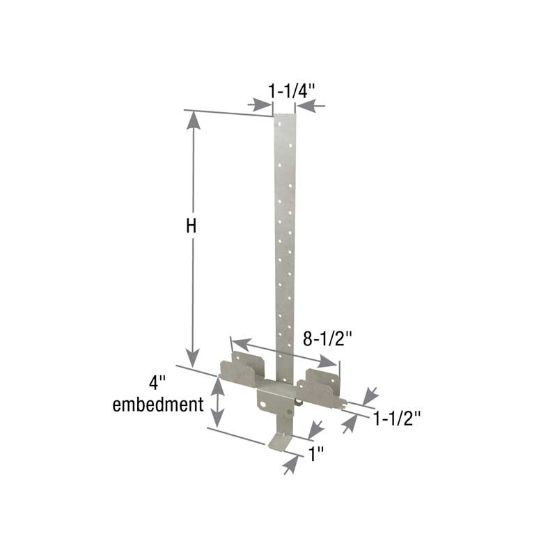 DTC Embedded Truss Anchor