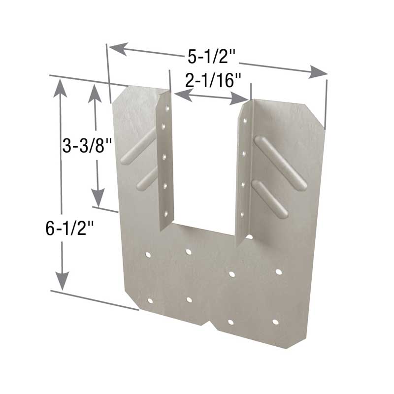 RT16AR Reversible Rafter Tie for Rough Sawn