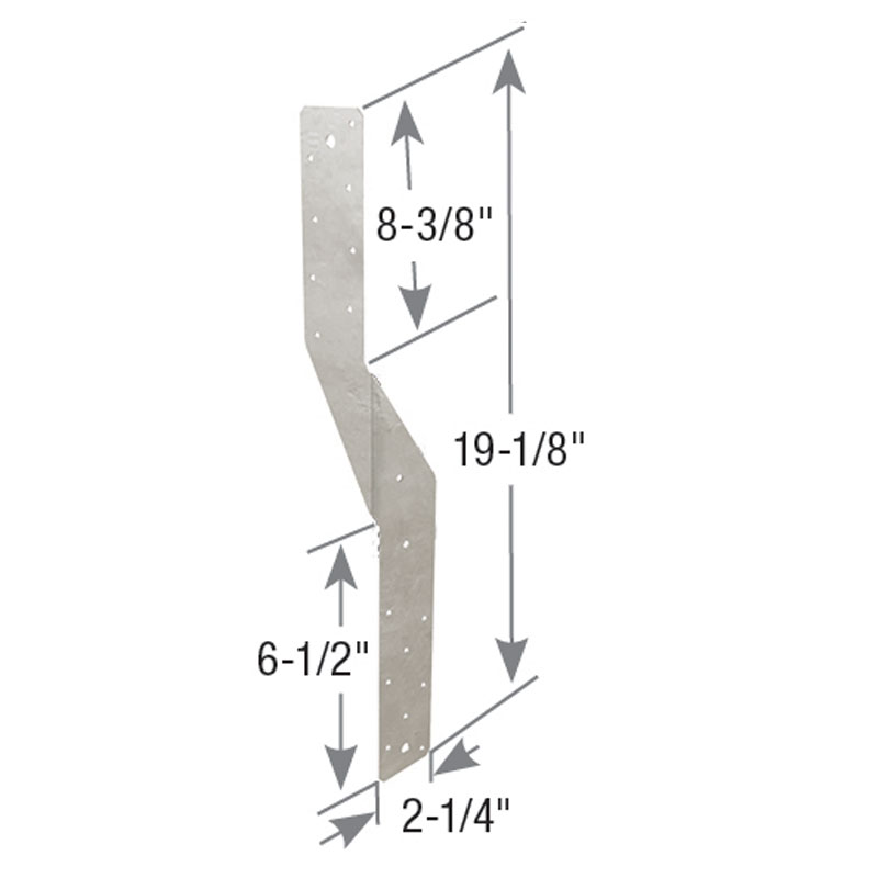 LFTA6  Rafter Tie (left version shown)