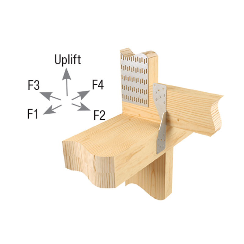 Typical RT7AT 2x4 bottom chord installation