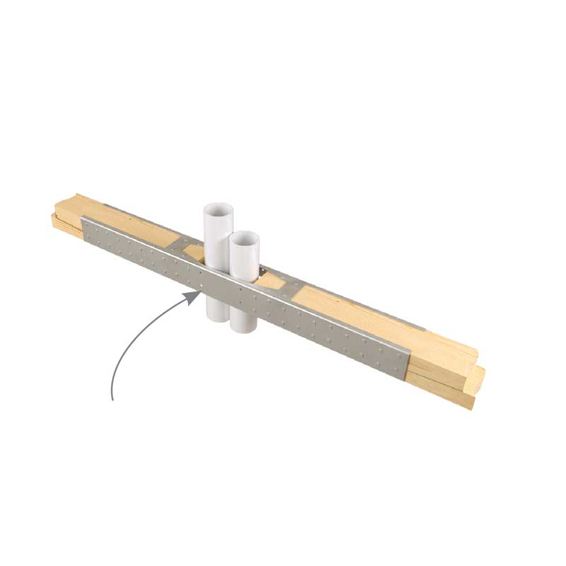 Omit fasteners at first holes when the end distance is less than 1 inch