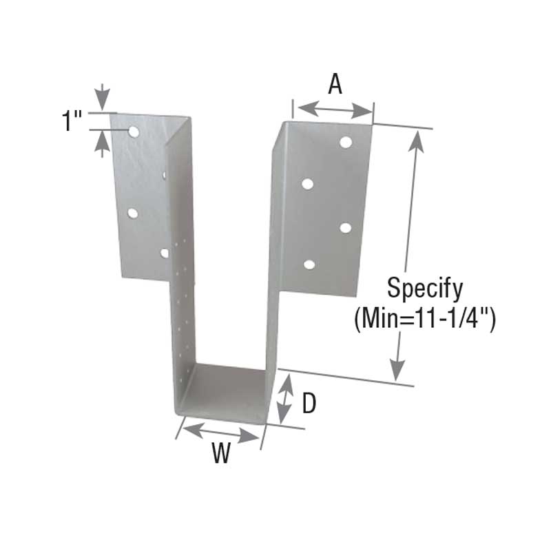 HGUM Masonry Girder Hanger