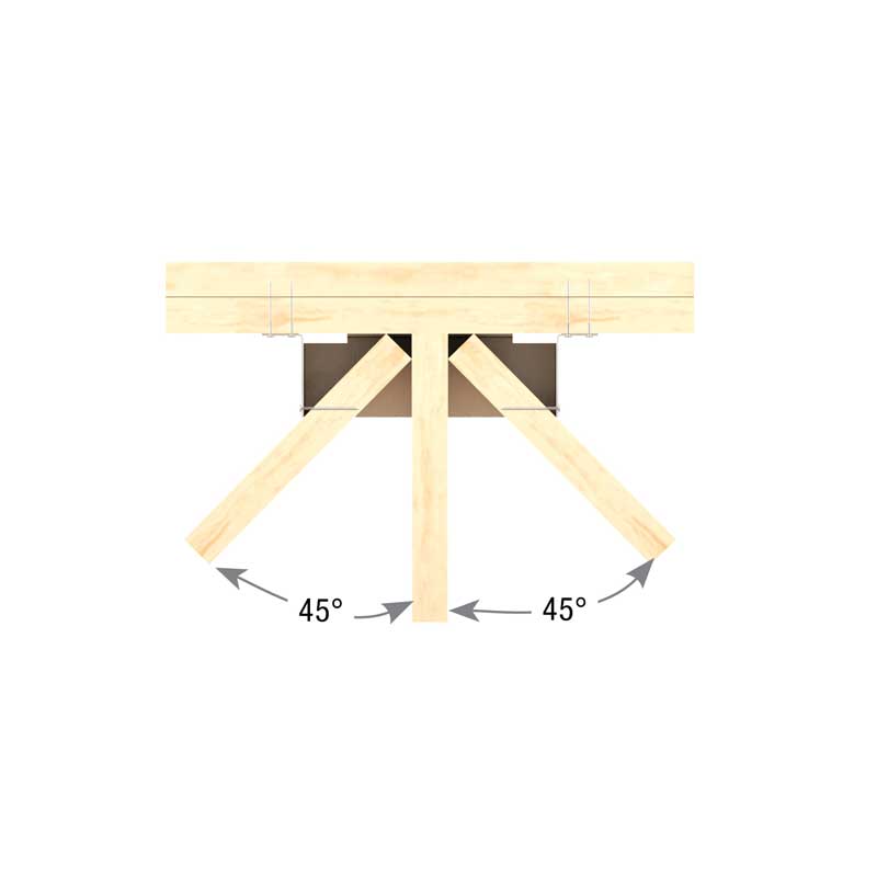 Typical HJHC installation (top view)