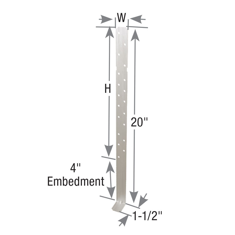 HHTA20 Embedded Truss Anchor