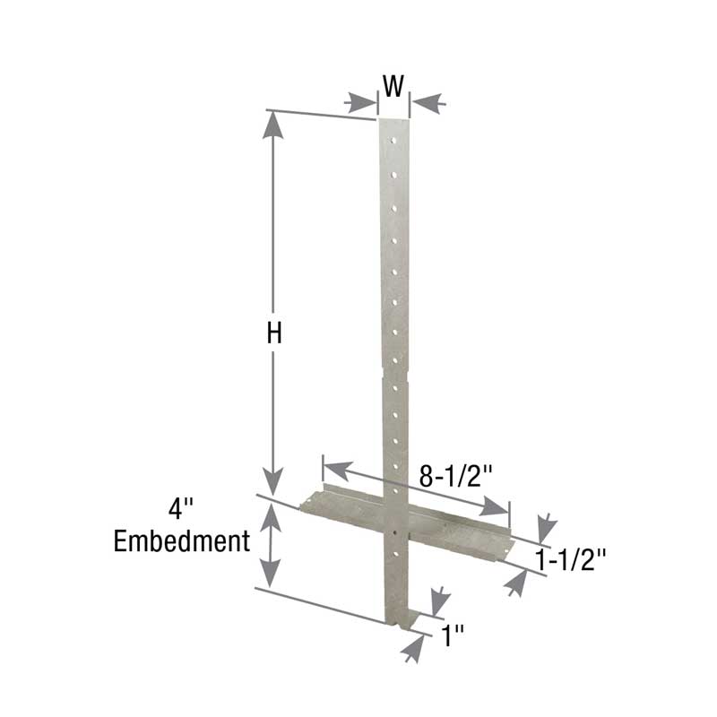 TA20R Riveted Embedded Truss Anchor