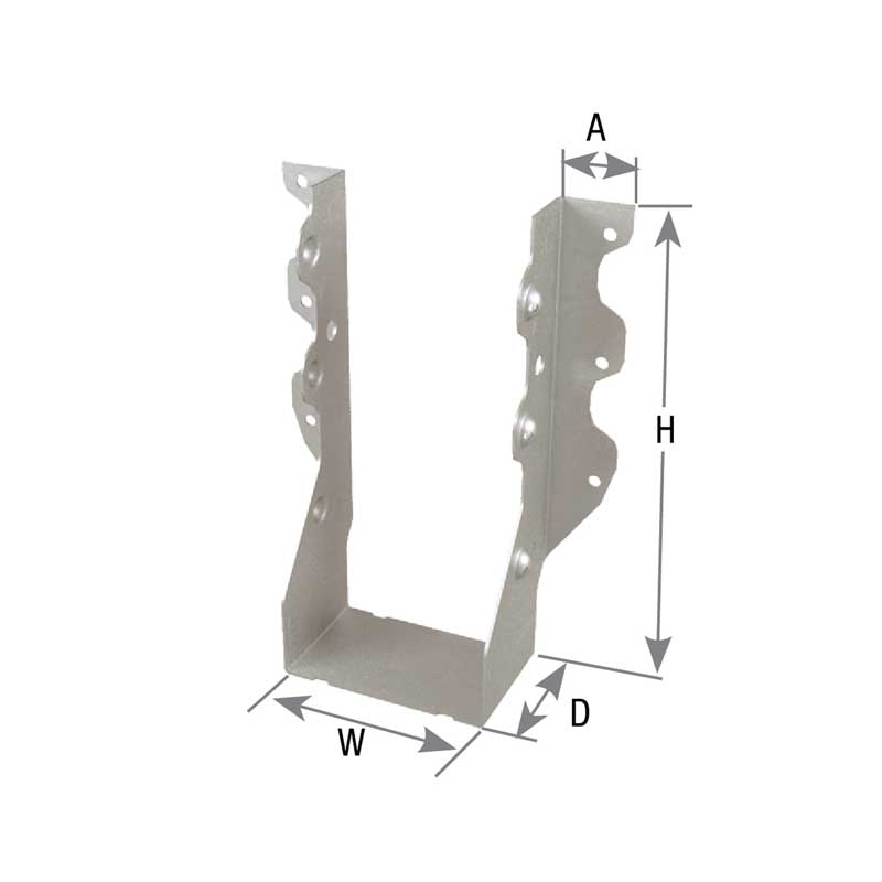 HUS28-2 Slant Nail Face Mount Joist Hanger