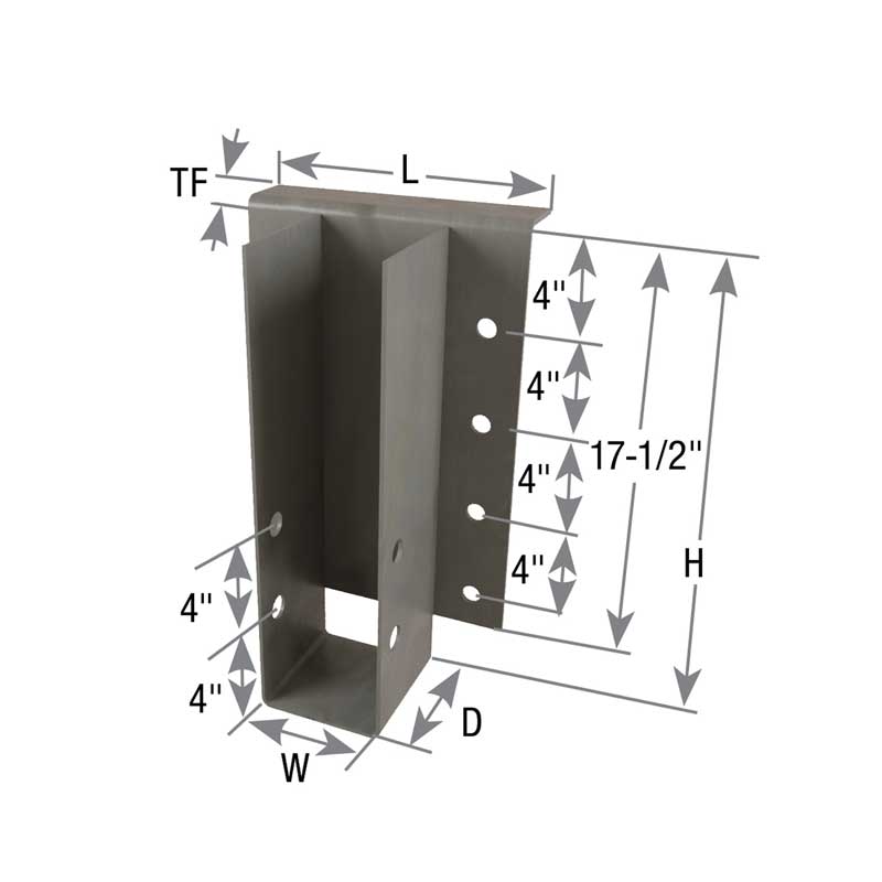 KEG5 Bolted Glulam Beam Hanger