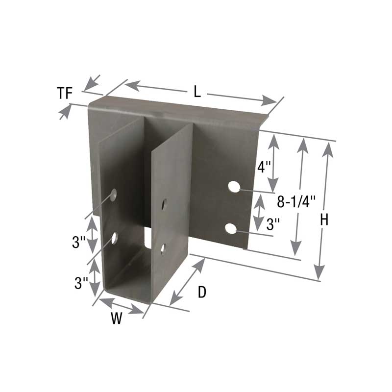 KLEG3 Bolted Glulam Beam Hanger