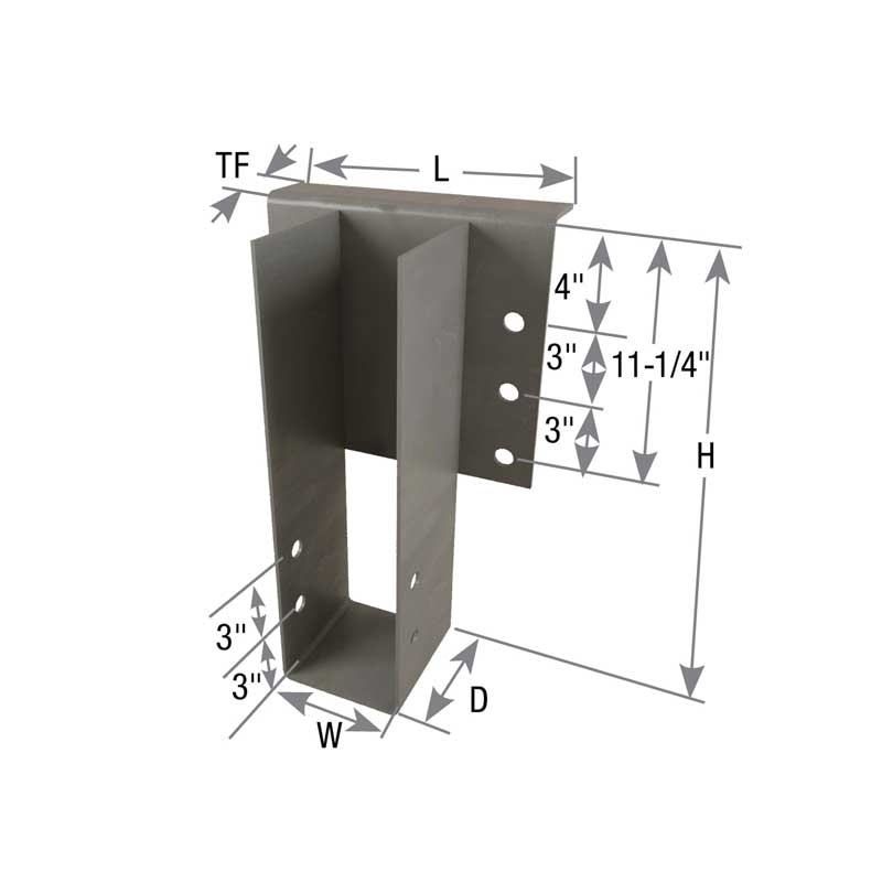 KMEG5 Bolted Glulam Beam Hanger