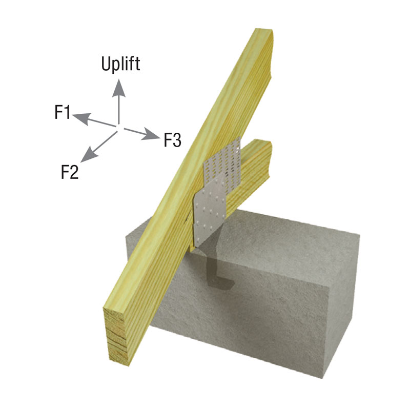 Typical LPTA perpendicular installation