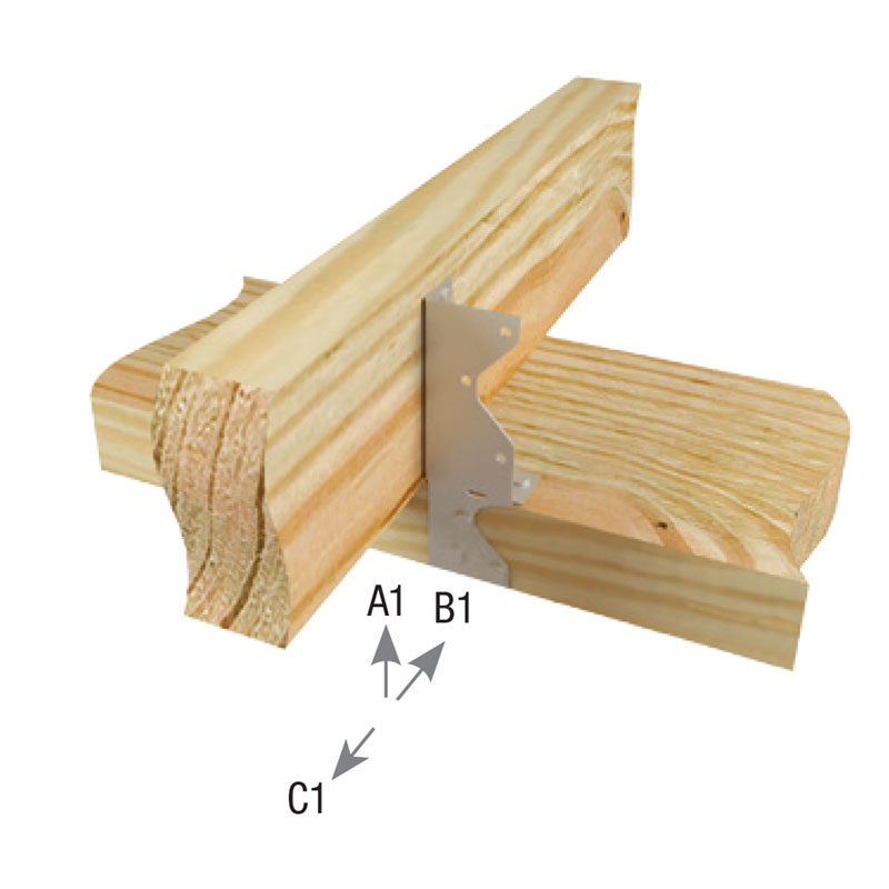 Typical MPA1 rafter / plate installation (Figure 2)