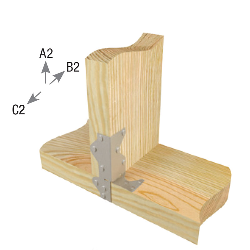 Typical MPA1 stud / plate installation (Figure 3)