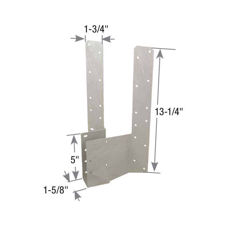 MSH213L Skewed Truss Hanger (left skew)