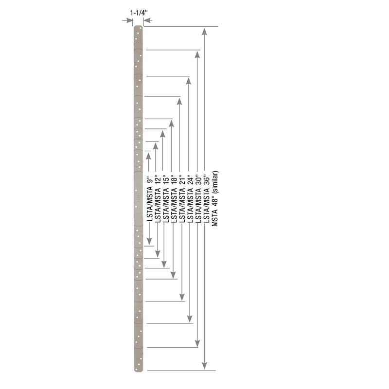 LSTA/MSTA Strap Tie