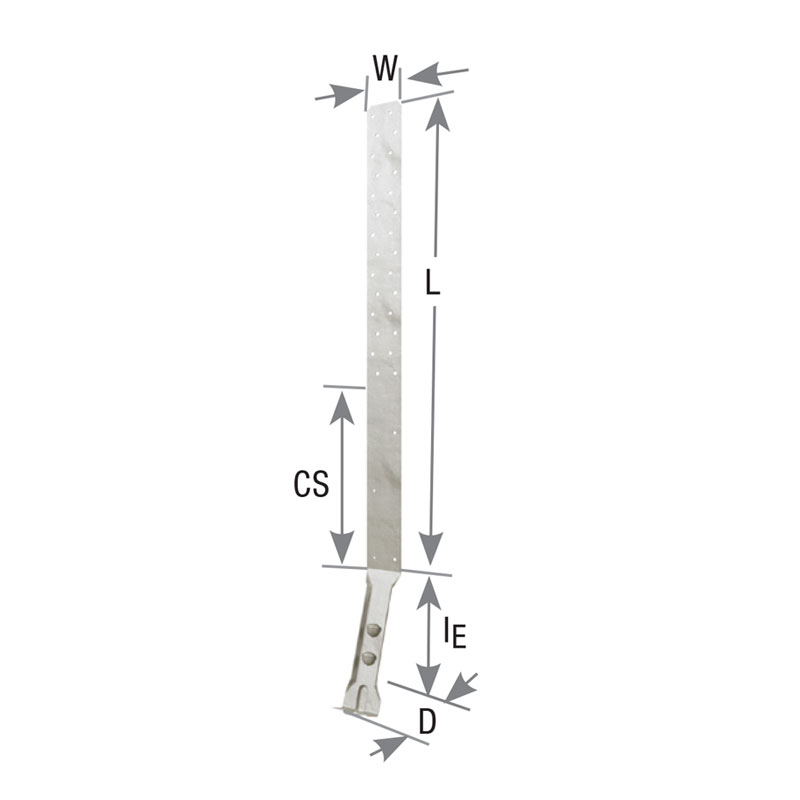 STAD_RJ Foundation Strap for Rim Joist Installations