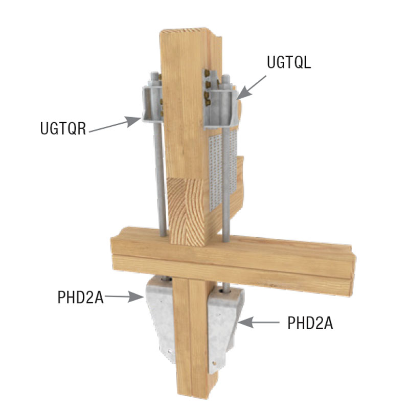 Typical UGTQL/R double installation with PHD2A