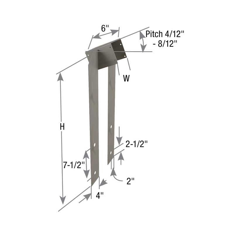 USC53 Uplift Girder Tie (4-bolt design)