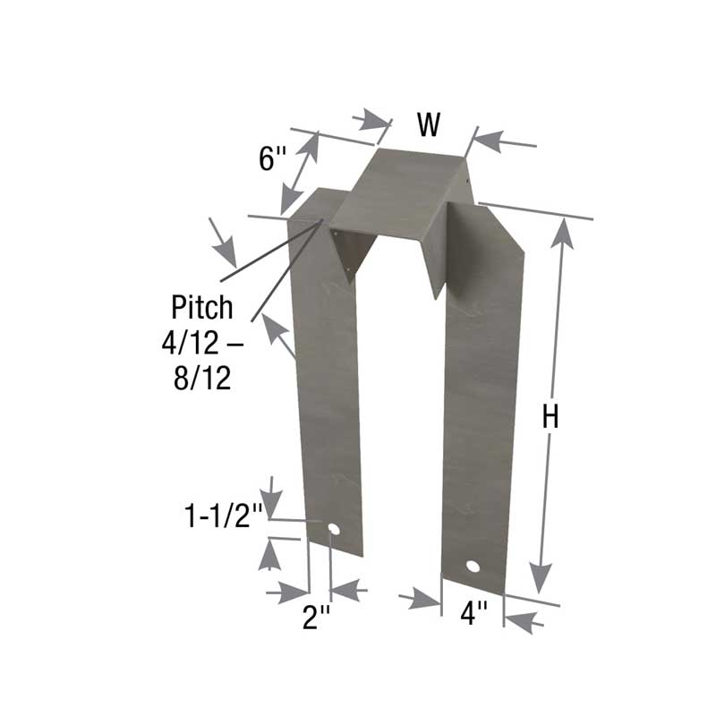 UGTS63 Uplift Girder Tie (2-bolt design)