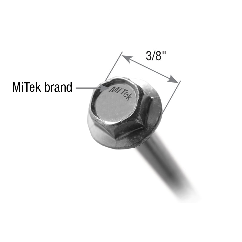 WS-EXT Hex Head Structural Wood Screw Identification