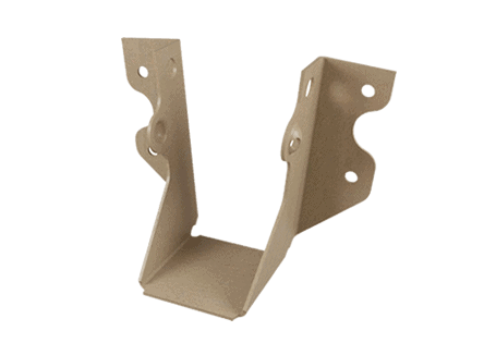 Solid sawn hangers structural connectors